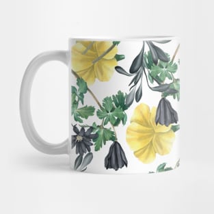Grey and yellow garden Mug
